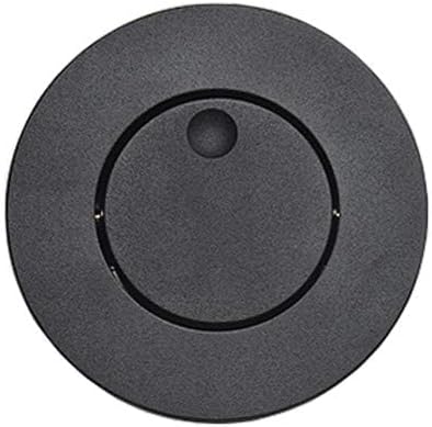 Modern Wall Sconce Light Fixture,Recessed Wall Lamp,Bedside Reading Lamp,Path/Step Light,Gimbal Hidden On/Off Switch,Circle Aluminum,LED 3W Warm White 3000k,Adjustable&Rotatable Black