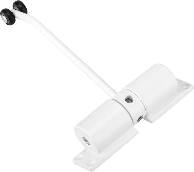 4 Pack White Door Closer - Automatic Self-Closing Door Slower, Adjustable Residential and Commercial Use, Easy to Install