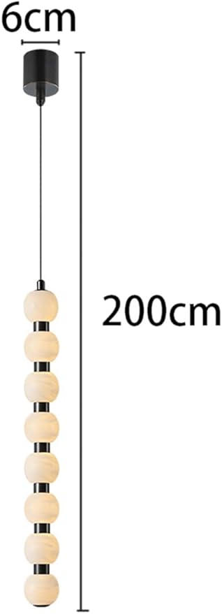 Pendant Lights, Modern Home Decor led Lights Pendant Light Lamps forstaircase Chandeliers for Living Room Hanging Indoor Lighting(Black 8 Head,RC Remote dimming)