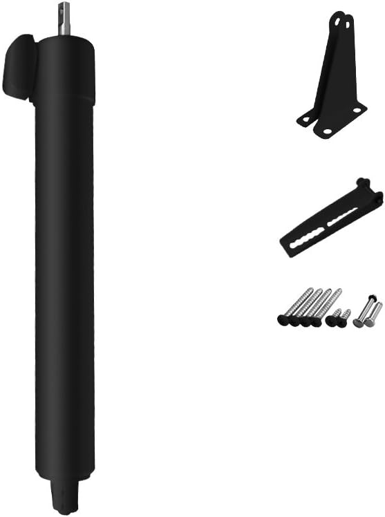 Touch 'n Hold Smooth - Heavy Duty Door Closer System (Black)