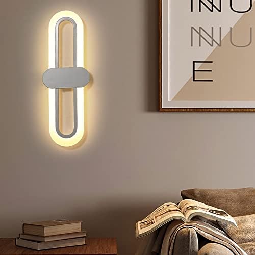 Bedroom Bedside Modern Minimalist Living Room Background Wall Led Three-Color Light-Changing Wall Lamp Simple Aisle Balcony Lamp,Wall Decorations
