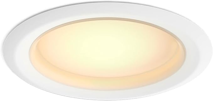 Philips Hue Smart Retrofit Recessed Lighting 4 inch, Warm-to-Cool White Recessed Lighting, 6 Pack, 850LM, Control with Hue App, Compatible with Alexa, Google Assistant, and HomeKit