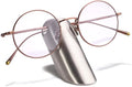 Craighill Eyewear Stand - Modern Glasses Holder for Nightstand & Desk, Minimalist Stand for Eyeglasses, Elegant & Practical, Solid Metal, 3” - Stainless Steel