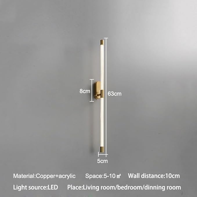 Modern Minimalist Nordic Line Wall Lamp Living Room Tv Decoration Study Led Indoor Lighting,Simple