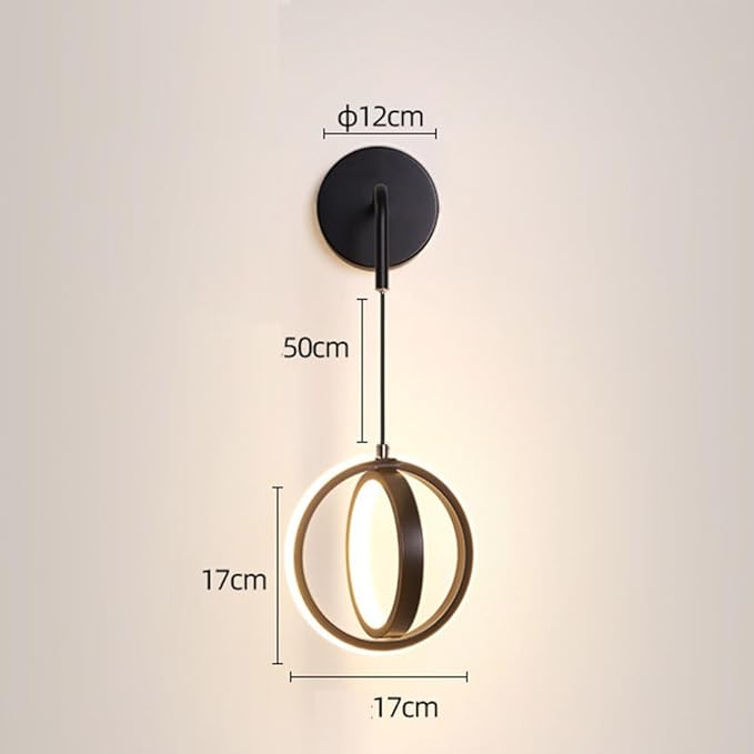 Modern Minimalist LED Wall Lamp Home Indoor Decor Wall Sconce for Living Room Bedroom Bedside Lustres Backgroud Light,Simple