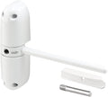 Prime-Line KC10HD Safety Spring Door Closer – Easy to Install to Convert Hinged Doors to Self-Closing – Diecast Construction, 4-1/4 In. White, Non-Handed (Single Pack)