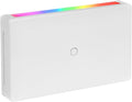 RGB Step Lights Indoor, 100V-277V Dimmable 2.5W, Wired LED RGB Color Changing Stair Night Lights for Bedroom/Step/Hallway/Aisle/Christmas/Halloween, Up Down, 10 Color, ETL, White, 1Pack