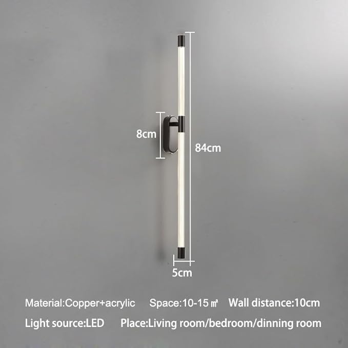 Modern Minimalist Nordic Line Wall Lamp Living Room Tv Decoration Study Led Indoor Lighting,Simple