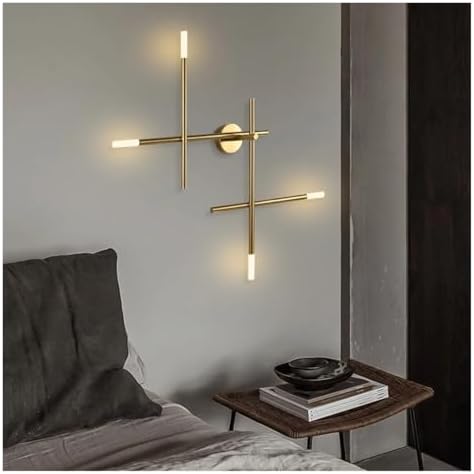 Minimalist LED Wall Lamp for Living Room & Bedroom - Stylish Background Light, Modern Bedside Sconces, Home Decor Wall Lighting Perfect for Line Walls