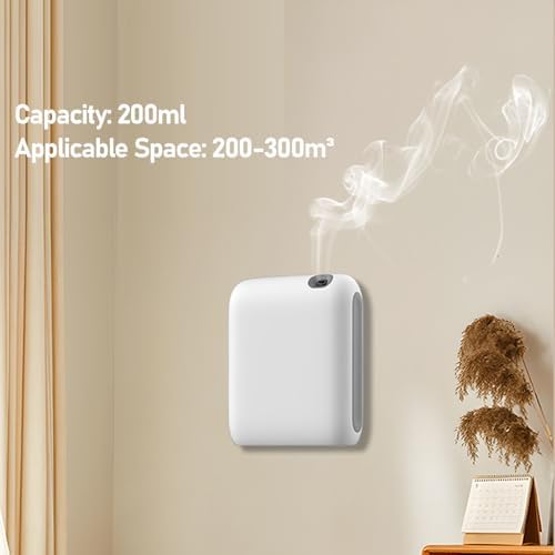 Smart Scent Air Machine for Home, Smart APP Control Diffuser with Cold Air Technology, 200ML Waterless Essential Oil Diffuser Aromatherapy Diffuser for Home, Hotel