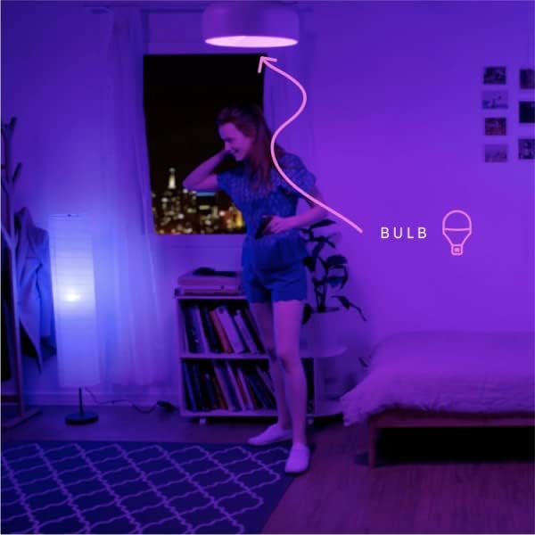 LIFX Bedroom Bundle – with 2 Color 800 Lumen Smart Bulb and 40″ LED Smart Lightstrip