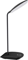DEEPLITE LED Desk Lamp with Flexible Gooseneck 3 Level Brightness, Battery Operated Table Lamp 5W Touch Control, Compact Portable lamp for Dorm Study Office Bedroom, Eye-Caring and Energy Saving