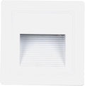 LED Recessed Step Wall Sconce,3W Indoor Outdoor Stairs Light IP65 Waterproof Human Body Induction Wall Lamp Corridor Night Light 85Mm85Mm,C,Ordinary