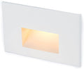 WAC Landscape Lighting, LED 12V Horizontal Indoor or Outdoor Step and Wall Light 3000K Warm Built-in LED in White