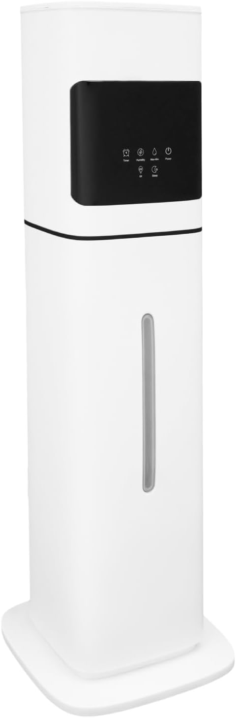 8L Smart Humidifier for Bedroom Large Room, Ultrasonic Humidifier with Remote Control Timer and Humidity Settings, Essential Oil Tray and Quiet Operation for Home Office