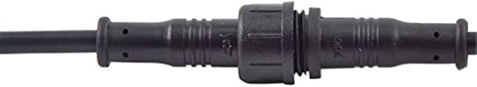 5Pairs 2pin Black Electrical Connector LED Connector for LED Lights 20cm Extension Cable 40cm/Pair 0.3mm² 15mm Nut