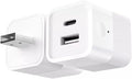 WiFi Smart USB Adapter, Mini Remote Control Switch with Tuya App, DC 5-12V Power Control, Compatible with Alexa and Google Home, White
