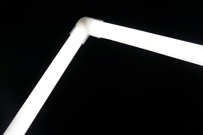 10-Pack 3.3FT 1Meter V Shape LED Strip Aluminum Channel Diffuser System, Extruded Alu Track Milky Cover with Corner Connector and Mounting Kit,Easy Cut and Installed Curved Lens Profile