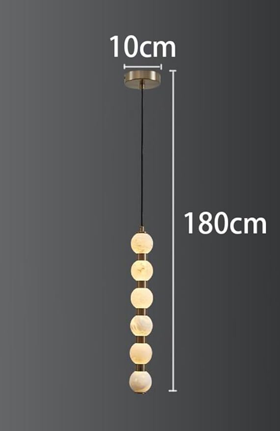 Pendant Lights, Modern Home Decor led Lights Pendant Light Lamps forstaircase Chandeliers for Living Room Hanging Indoor Lighting(Gold 6 Head,Cold White)