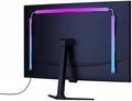 32 Inch Monitor Backlight - Smart LED Strip for PC Monitor Sync - Cinematic Screen Color and Music Rhythm - Software Driven Gaming Desktop Ambient Light for Pro Battlestations (32 inch)