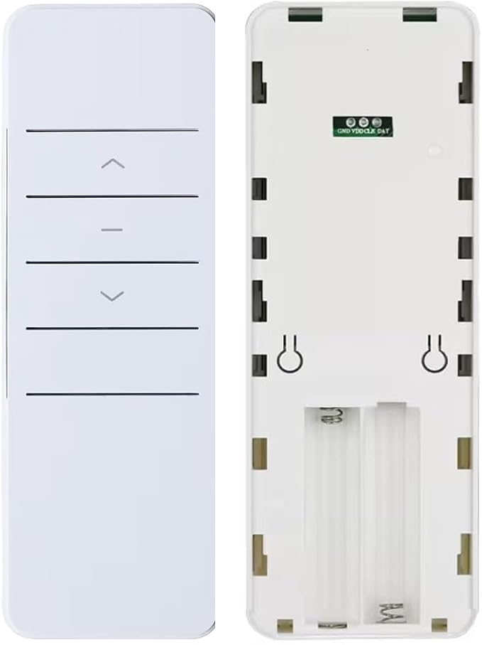 Electronic Limit Tubular Motor for Roller Shades, 45mm Remote Control Electric Blind Replacement Kit, Quiet Motorized Awning Drive, Light Adjustment (20 N.m for Φ60mm（2-3/8"） Octagonal Tube)
