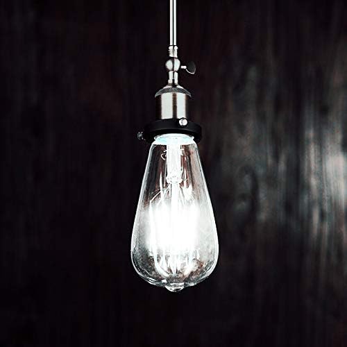 Dimmable Vintage Edison Bulb 4W,Equivalent 40W Incandescent,ST18 Antique LED Filament Bulbs,Daylight White 4000K 450 Lumens,E26 Led Bulb,Pack of 12