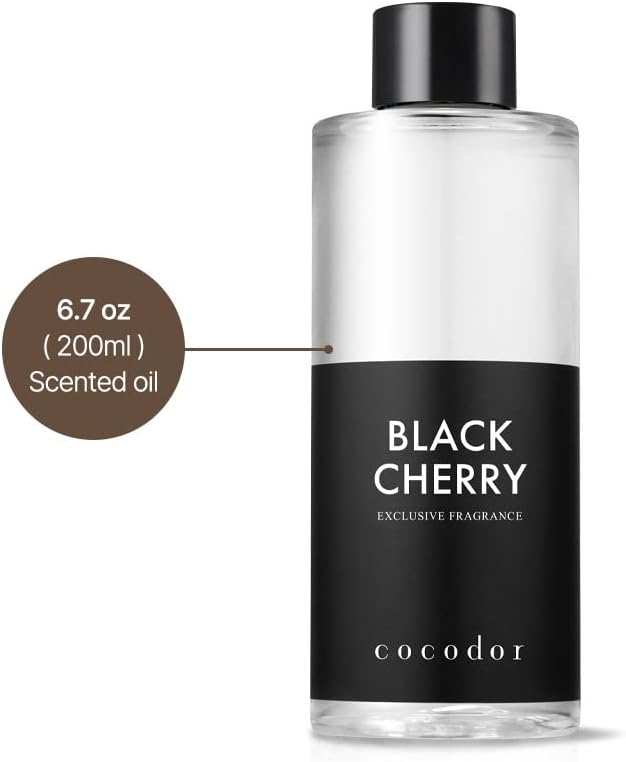 COCODOR Reed Diffuser Oil Refill/Woody Hotel /200ml / 1 Pack/Aromatherapy, Home Fragrance, Scented Oils, Oils for Reed Diffuser, Bathroom Home Decor