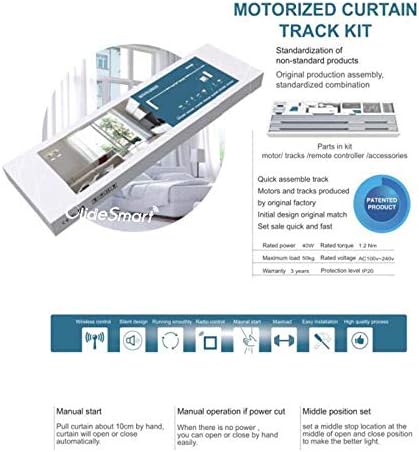 DIY Wifi Smart Automatic Curtain Motor Track System,Automatic curtains motor,automatic blinds tracks, length can be custom (3.2m)