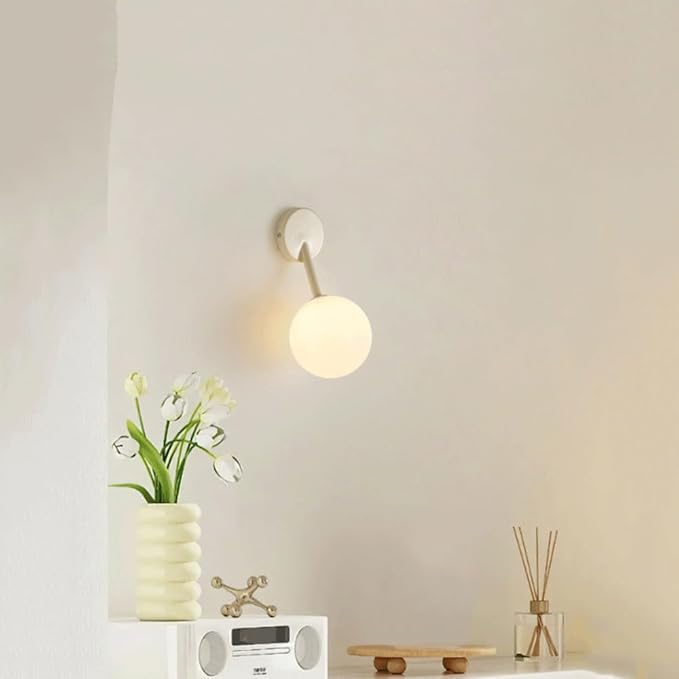 Minimalism Bedroom Corridor Living Room TV Backdrop Wall Lamp Modern Minimalism Creative Round Ball Study Hallway Stairs Atmosphere Lighting