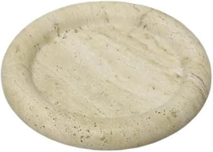 Modern Style Marble Tray Organizer - Modern Stone Decoration for Living Room, Dining Table, Office - Stylish Key and Jewelry Holder(Beige5)