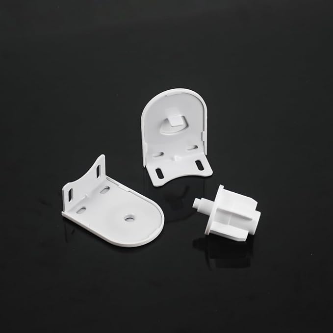 Rollerhouse 38/40mm Roller Blind Repair Kit, Mount Window Shade Brackets, Curtain Roller Blind Accessories for Electric Blinds with 1 1/2" Tube, 1 Pair, White