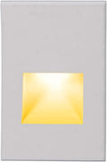 WAC Landscape Lighting, LEDme 120V LED Vertical Indoor and Outdoor Step and Wall Light Amber 1800K LED in White