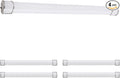 ASD LED 48" Vanity Flush Mount Light Fixture, Linear Bathroom Lighting Bar | 3CCT, Dimmable, Energy Star, ETL Listed | 35W 3200LM 3000-5000K 120V | Long Bath Wall Sconce Over Mirror | Nickel, 4 Pack