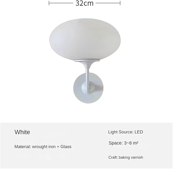 LED - Creative Retro Living Room Light, Contemporary Design for Bedroom, Corridor, and Background Illumination, Luxury Aesthetic (Warm White Silvery25cm)