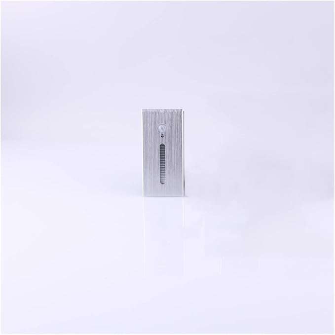3W Light Control Motion Sensor LED Wall Lamp Stair Light Waterproof IP42 Corner Wall Lights Stairs Step Stairway Hallway Lamps(Cool,Silver with Sensor)
