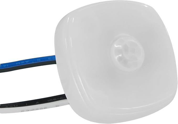 Dream lighting LED Motion Sensor Light and Switch Combo for RV Marine Boat, 1.7inch Waterproof Aisle Light Stairway Courtesy Light, 4000K Soft White Lighting, 12 Volt 0.3 watt, 10 lumes (1 Light)