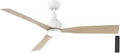 LYTIO Ryland 52 in. Smart Indoor/Outdoor Matte White Ceiling Fan with Adjustable White LED with Remote Powered by Hubspace