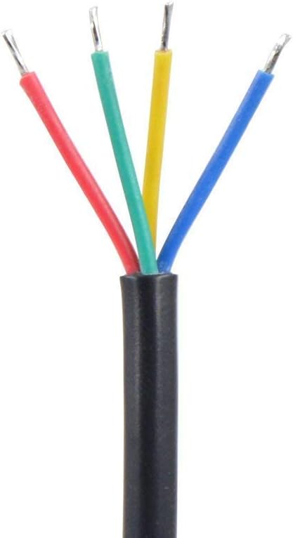 5Pairs 4pin Black Electrical Connector LED Connector for LED Lights 20cm Extension Cable 40cm/Pair 0.2mm² 15mm Nut