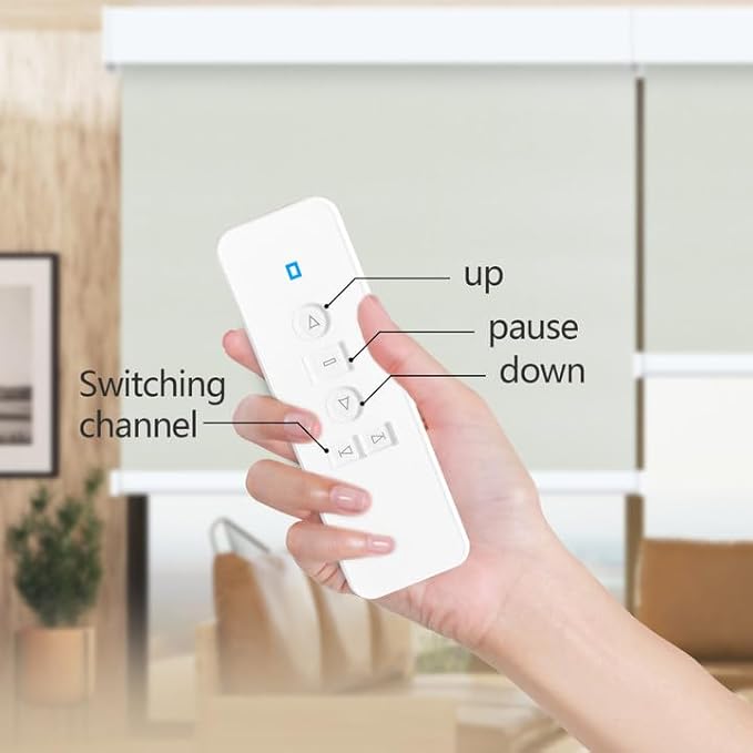Smart Blinds Tubular Motor for Electric Roller Shades Window Blinds Built-in Zigbee Motor Directly Connected to Alexa Suitable for 1.5" (38mm) Tube