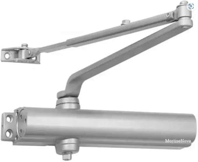 Commercial Door Closer Grade 1 Hydraulic Extra Heavy Duty Self-Closing Adjustable Size 1–6 ADA Compliant ANSI/BHMA Certified UL Fire-Rated (MN9001 - Heavy Duty Door Closer)