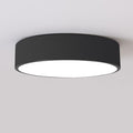 Black LED Flush Mount Ceiling Light,Modern Round Lighting Fixture, Dimmable Ceiling Lamp for Hallway,Kitchen,Entryway,11.8 Inch