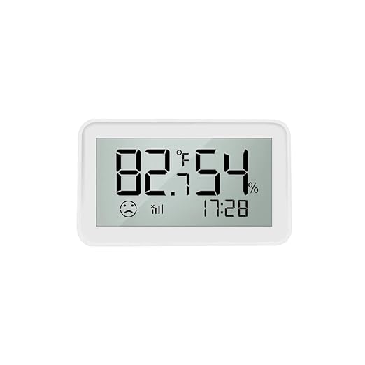 Osprey.life Smart Thermometer Hygrometer: Wi-Fi Enabled Room Temperature Monitor with APP Alerts, Linkable to Humidifiers and Temperature Regulation Devices, Simple Elegant Design, White