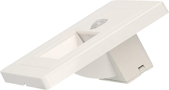 Motion Sensor Step Wired Indoor Motion Activated Foot LED Stair Auto Control Lamp Deck LED Wall s for Stairway Porch Corridor Corner (AC 220V, White)