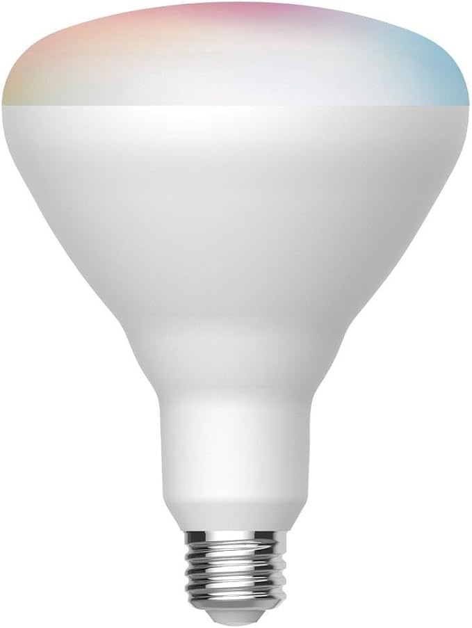 Satco S11284 Starfish WiFi-Control BR40 LED Color-Changing and Tunable White Smart Light Bulb, 12 Watts, 2700K-5000K