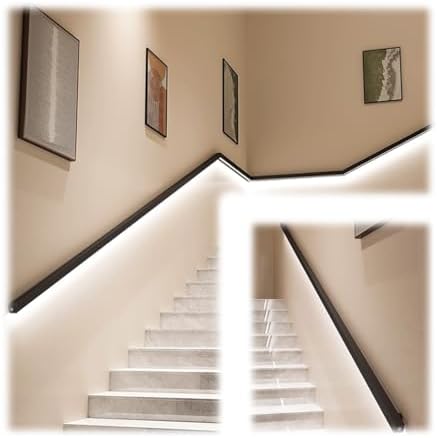 LED Stair Lights - Motion Sensor Safety Lighting for Indoor Stairs, Hallways & Corridors - Energy-Efficient Wall-Mounted Illumination Solution for Home & Office