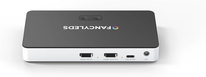 Fancy Sync Box Ambient TV Backlighting Syncing Box Device HDMI 2.0 All TV Sizes Fancyleds (44" to 55")