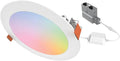 HALO 6” Smart Wi-Fi Slim Canless LED Downlight Powered by WiZ Pro, Dimmable Full Color with Smart Home Integration : HLB6099WZRGBWMWR