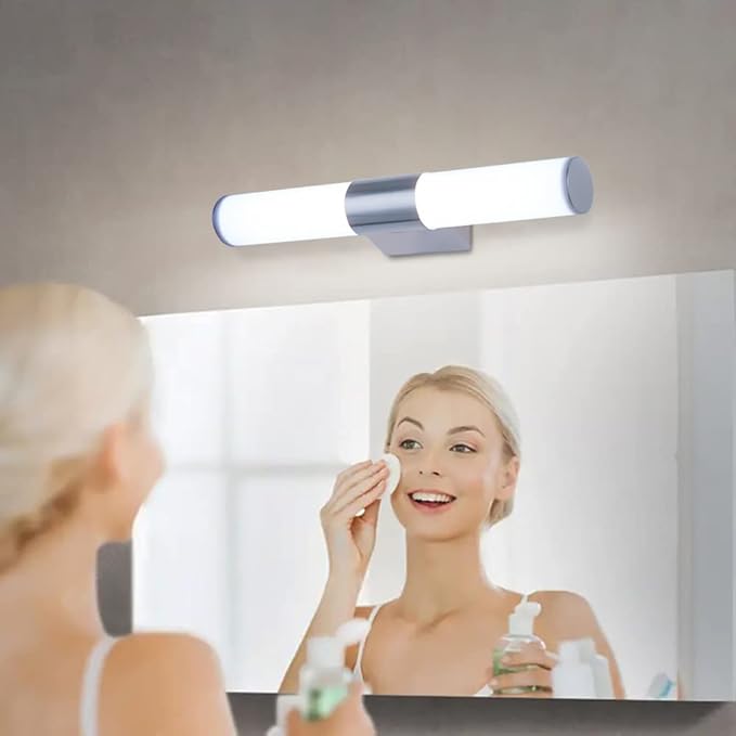 Bathroom Vanity Light Fixture,LED Mirror Lights,Cupboard,Make Up Illumination,Wall Sconces Bar Lighting,IP65 Waterproof Stainless Steel Wall Lighting Over Mirror Decoration,Cool White,6000K