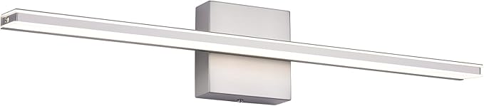 LED Modern Bathroom Light Fixtures 18W Brushed Nickel Vanity Lights Bar 5CCT Dimmable ixture Over Mirror Vanity Light for Bathroom Lighting 23.6 inch