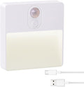 ASAWASA LED Motion Sensor Night Light, 7 Colors Rechargeable Magnetic Decor Wall Lights, Dimmable, Suitable for Bathroom hallways bedrooms Kitchen cabinets Staircase